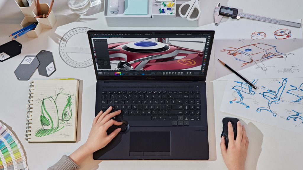 Creează cu laptopurile ASUS: alegeri fără compromisuri pentru creatori