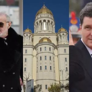 Ce au găsit Gigi Becali și Nicușor Dan în punguțele primite la sfințirea Catedralei Mânturii Neamului
