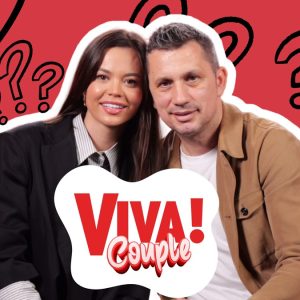 Flick și Denisa Filcea, soția lui, la VIVA! Couple. Și-au descris căsnicia în rime: „Putem fi un exemplu bun de a menține flacăra vie. Mai scriu câte o poezie, îi aduc flori, fac multe lucruri”