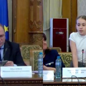 Ilinca, o elevă de 11 ani, discurs viral în Parlament despre presiunea din școală și din familie: „Nu-mi doresc voci care să-mi spună că sunt zero!”/ Reacția revoltătoare a ministrului Educației