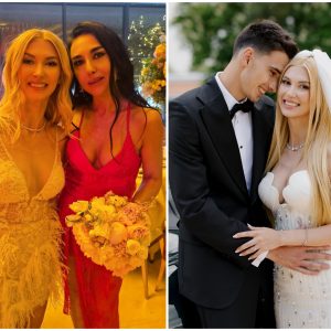 Cine este Mirela Novac, bruneta misterioasă care a prins buchetul la nunta Andreei Bălan cu Victor Cornea! Are o afacere și lucrează în lumea modei / EXCLUSIV