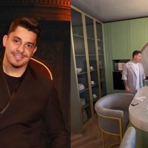 Cum arată noua casă a lui Bogdan de la Ploiești. Locuința are o bucătărie mare, dormitoare cu tavan înstelat și un dressing spațios, organizat ca o expoziție de lux