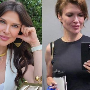 Monica Bârlădeanu s-a afișat într-un costum de sală mulat. Arată foarte bine la 47 de ani: „Gluten deloc și nici zahăr”