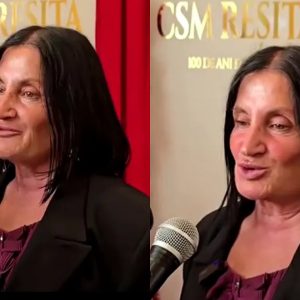 Cum arata Mariana, mama lui Cristi Chivu. Apariție rară la CSM Reșița, clubul unde a debutat fotbalistul: „Pe mine mă leagă foarte multe de el!”