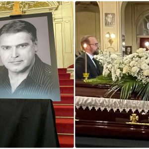 Medana Oprea, distrusă de durere după moartea lui Ioan Isaiu, bunul ei prieten. L-a plâns toată ziua, la priveghi: „Astăzi am stat alături de mama și surorile lui. Un bărbat incredibil”