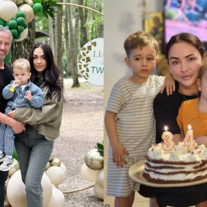 Cât de mari și frumoși au crescut băieții Corinei Caciuc și ai lui Laurențiu Reghecampf. Imagini cu familia reunită, la serbarea lui Liam: „Crește prea repede!”