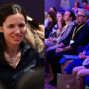 Mirabela Grădinaru, discurs la un eveniment despre parenting în era digitală. Cum a apărut pe scenă partenera lui Nicușor Dan: „Tehnologia nu este un inamic!”