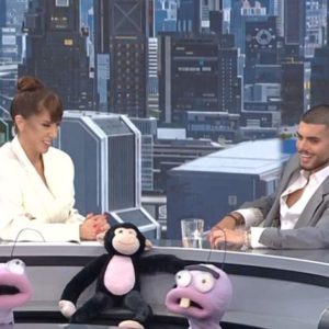 Andrei Bănuță a complimentat-o pe Denise Rifai în direct: „M-am temut după prima și ultima noastră întâlnire că nu am să te mai revăd. Ești frumoasă!”/ Cum a reacționat prezentatoarea