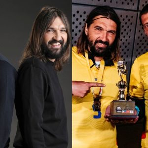 Gabi Tamaș și Dan Alexa, surprinși la o întâlnire cu două admiratoare. Antrenorul a primit un buchet de flori de la o domnișoară: „Fetele sunt din Timișoara, au venit special la București”