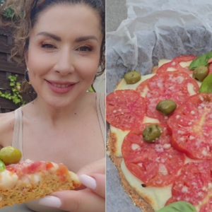 Rețeta de pizza de slăbit fără făină, propusă de Carmen Brumă. Cum poți face un aluat mai sănătos