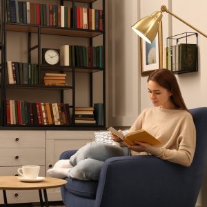 Cum să-ți amenajezi propria bibliotecă cu un colț de lectură