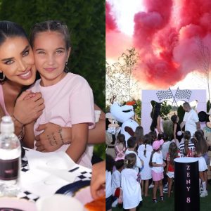 Adelina Pestrițu, petrecere fastuoasă pentru Zeny, care a împlinit 8 ani. Tematica a fost Formula 1: o mașină de curse adevărată, foc de artificii și un tort în formă de circuit