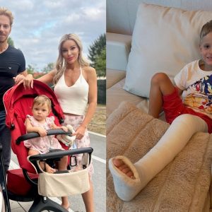 Fiul Alinei și al lui Ilan Laufer, imobilizat la pat timp de 30 de zile după un accident casnic. Ce s-a întâmplat: „Se juca cu sora lui! Acum rezistă cu stoicism la toată perioada de recuperare”