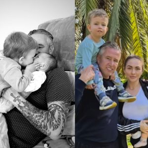 Laurențiu Reghecampf, fotografie rară alături de Corina Caciuc și cei doi băieți ai lor: „Familia mea, iubirile mele, totul pentru mine”