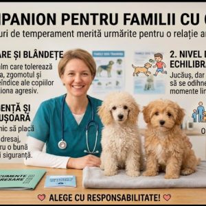 Companion pentru familii cu copii: ce trăsături de temperament merită urmărite