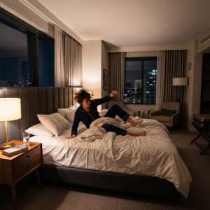 De ce dormim mai rău în prima noapte la hotel. Explicația specialiștilor