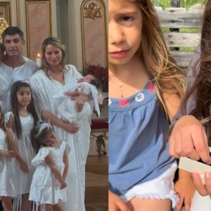 Laura Cosoi a păstrat tradiția și le-a făcut un cadou special celor cinci fiice după nașterea Ninei: „Un dar care să marcheze noua formulă a familiei noastre”