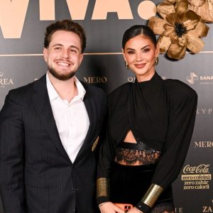 Ramona Olaru și Aris Eram, apariție surprinzătoare la Petrecerea VIVA! 2026. Au atras toate privirile, într-o sincronizare stilistică impecabilă