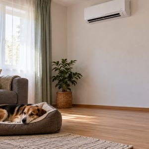 Cum folosești aparatul de aer condiționat dacă ai animale de companie?