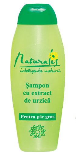 Naturalis, sampon cu extract de urzica pentru par gras