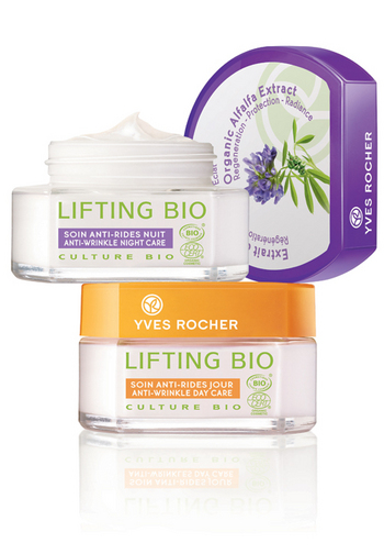 Creme anti-rid, bio, cu efect de lifting, de la Yves Rocher